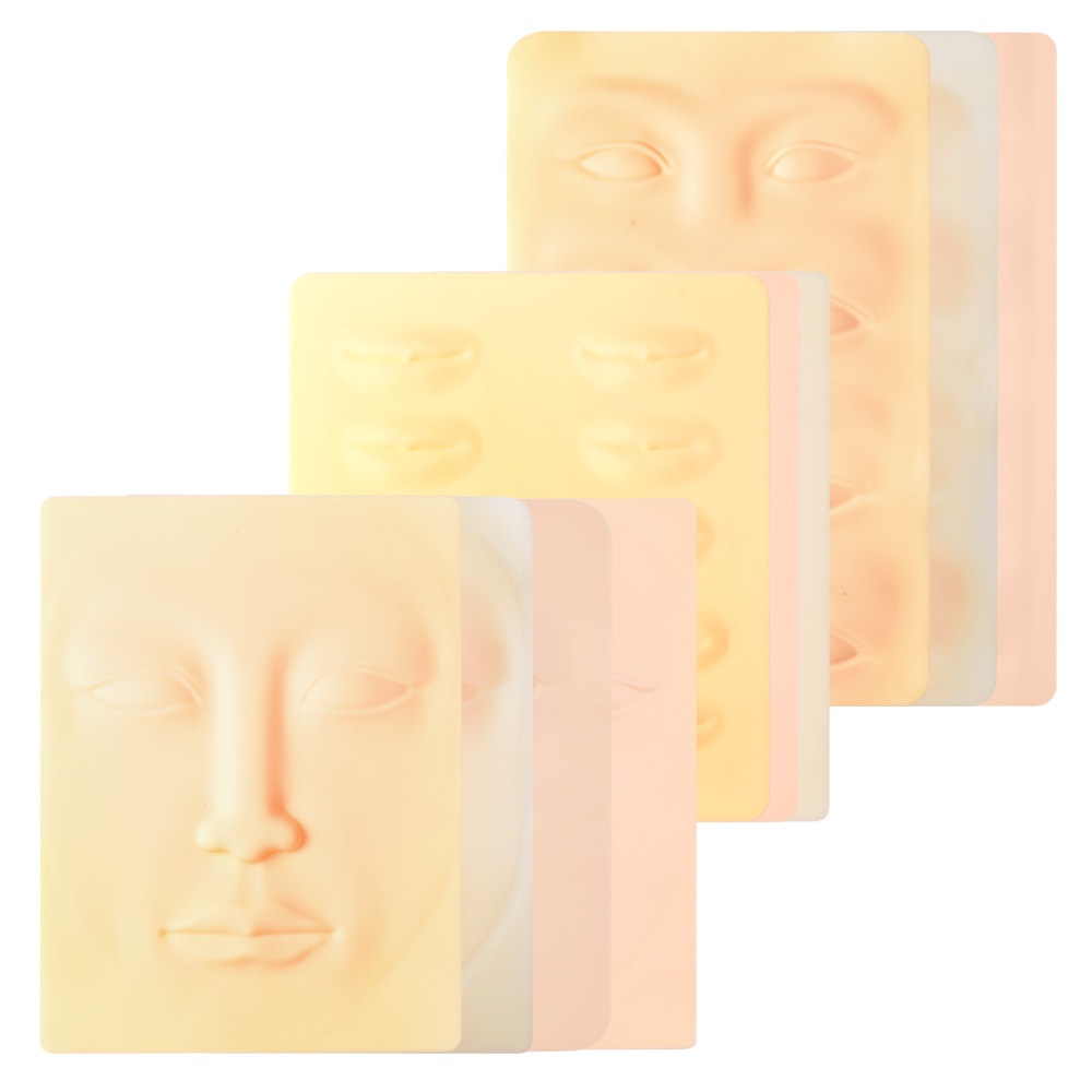Da giả 3D  Khuôn Mặt tập phun xăm