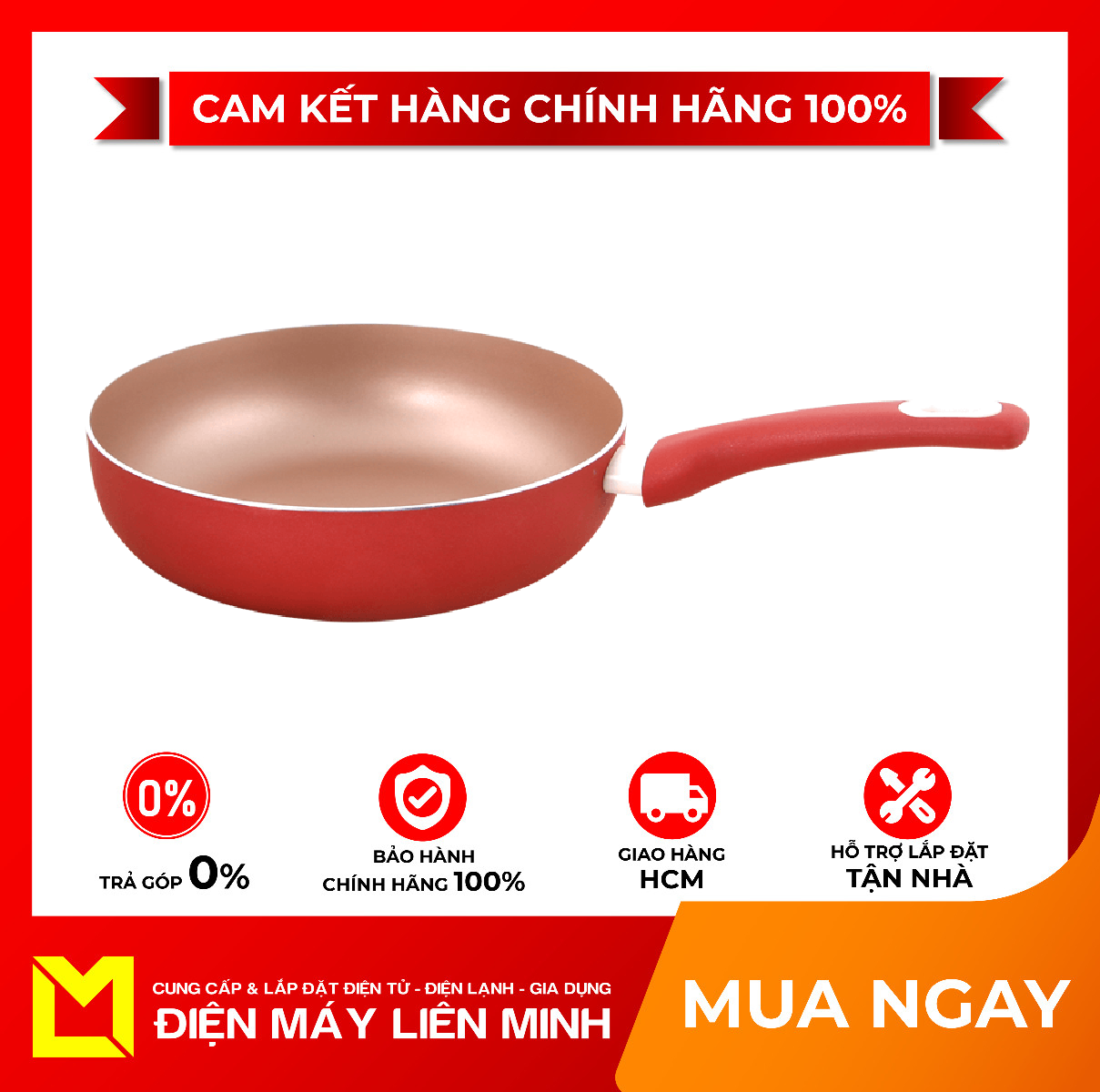 CHẢO CHỐNG DÍNH ĐA NĂNG ĐÁY TỪ SUNHOUSE SWP26MA - Phủ chống dính Whitford (USA) siêu bền, an toàn cho sức khỏe Đáy từ lớn, bắt từ tốt và mạnh mẽ Tay cầm chắc chắn, cách nhiệt tốt Dẫn nhiệt nhanh, tỏa nhiệt đều