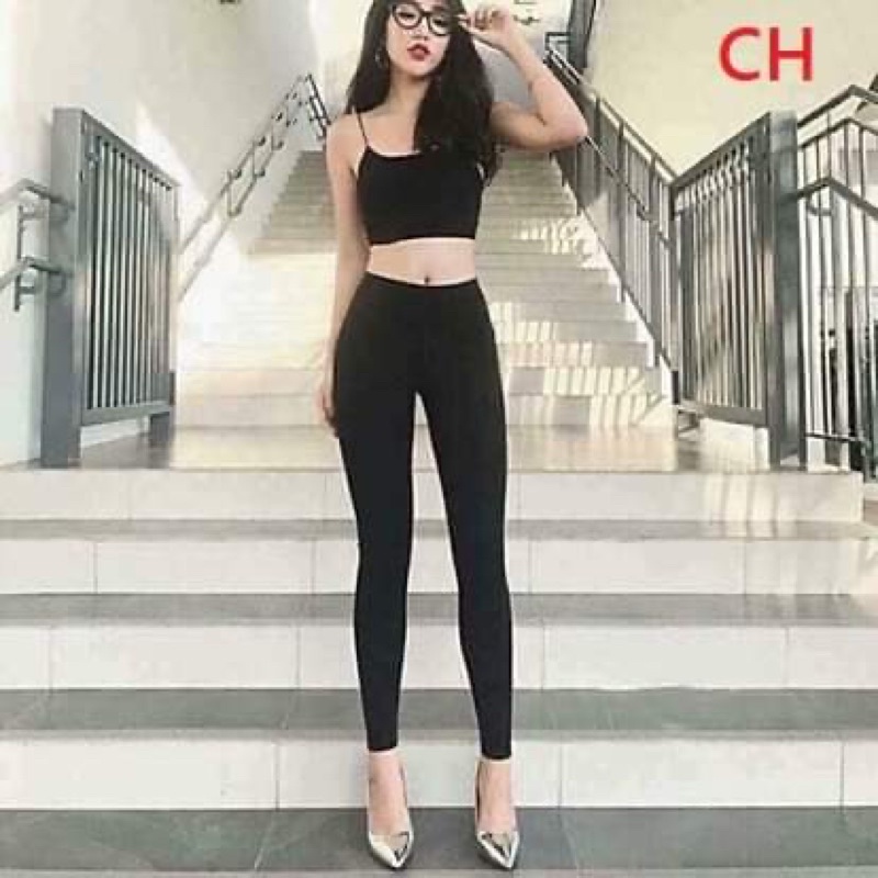 Quần legging dáng dài