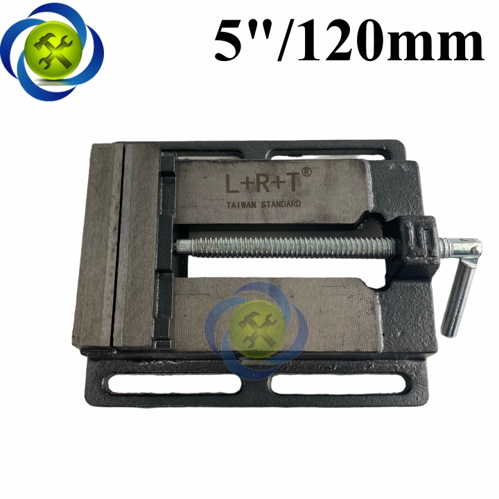 Ê tô bàn khoan 5 inch l+r+t hàm kẹp 120m