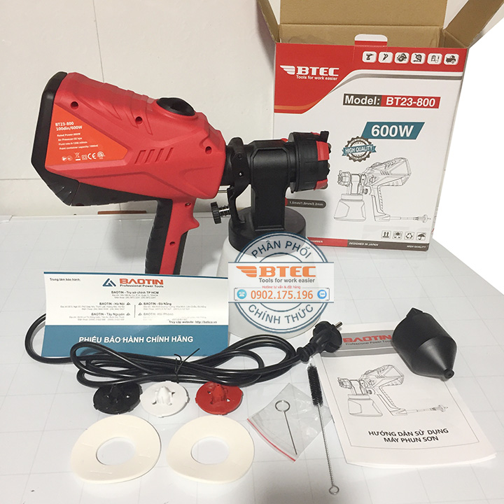 Máy Phun Sơn Bằng Điện Btec 600w