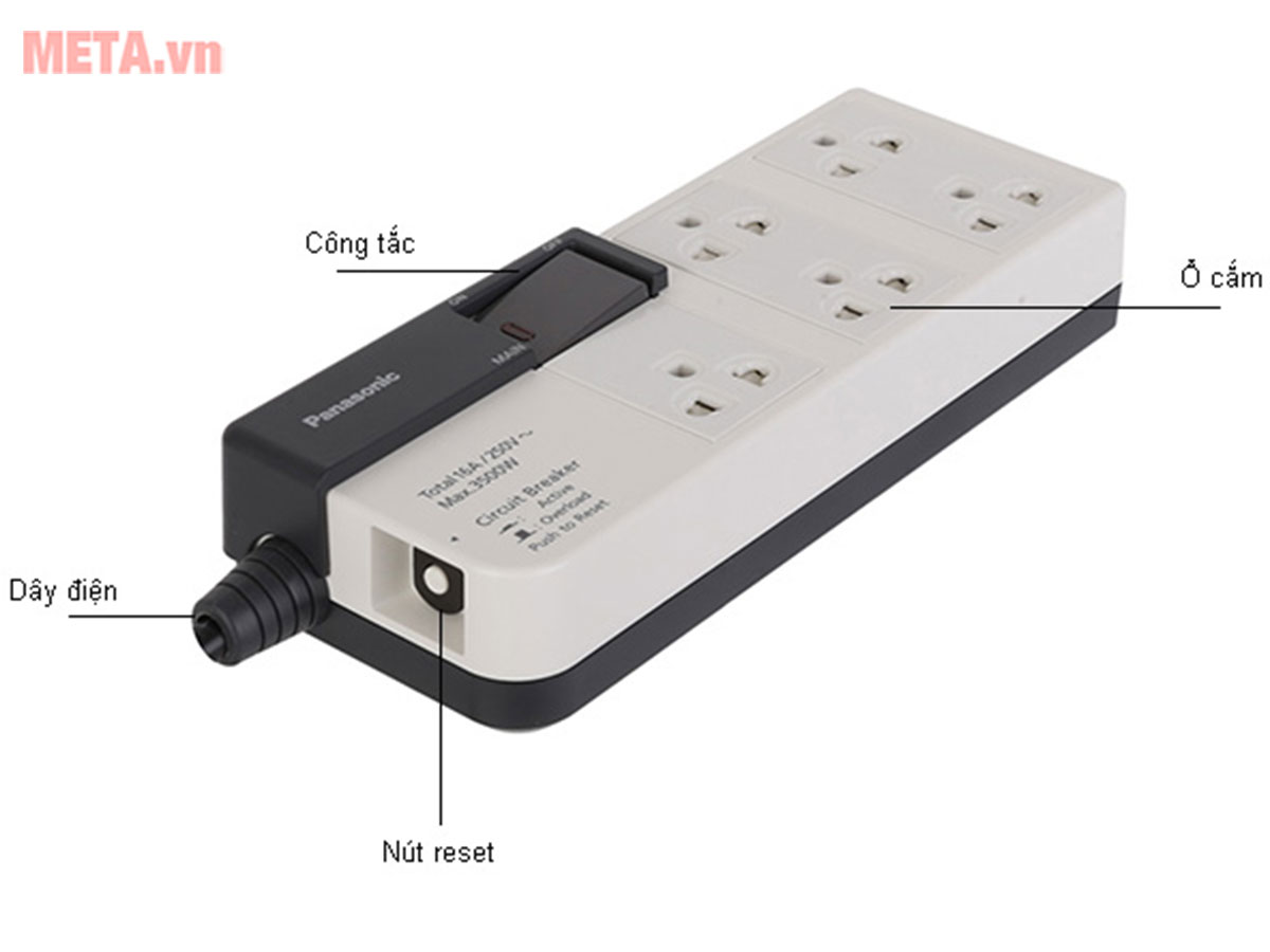 Ổ cắm có dây Panasonic WCHG28352 (3m) [ GIAN HÀNG UY TÍN][HÀNG CHÍNH HÃNG]