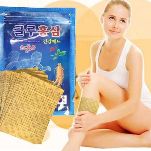 [HCM]Cao dán hồng sâm Korea power Gíneng 20 miếng túi xanh
