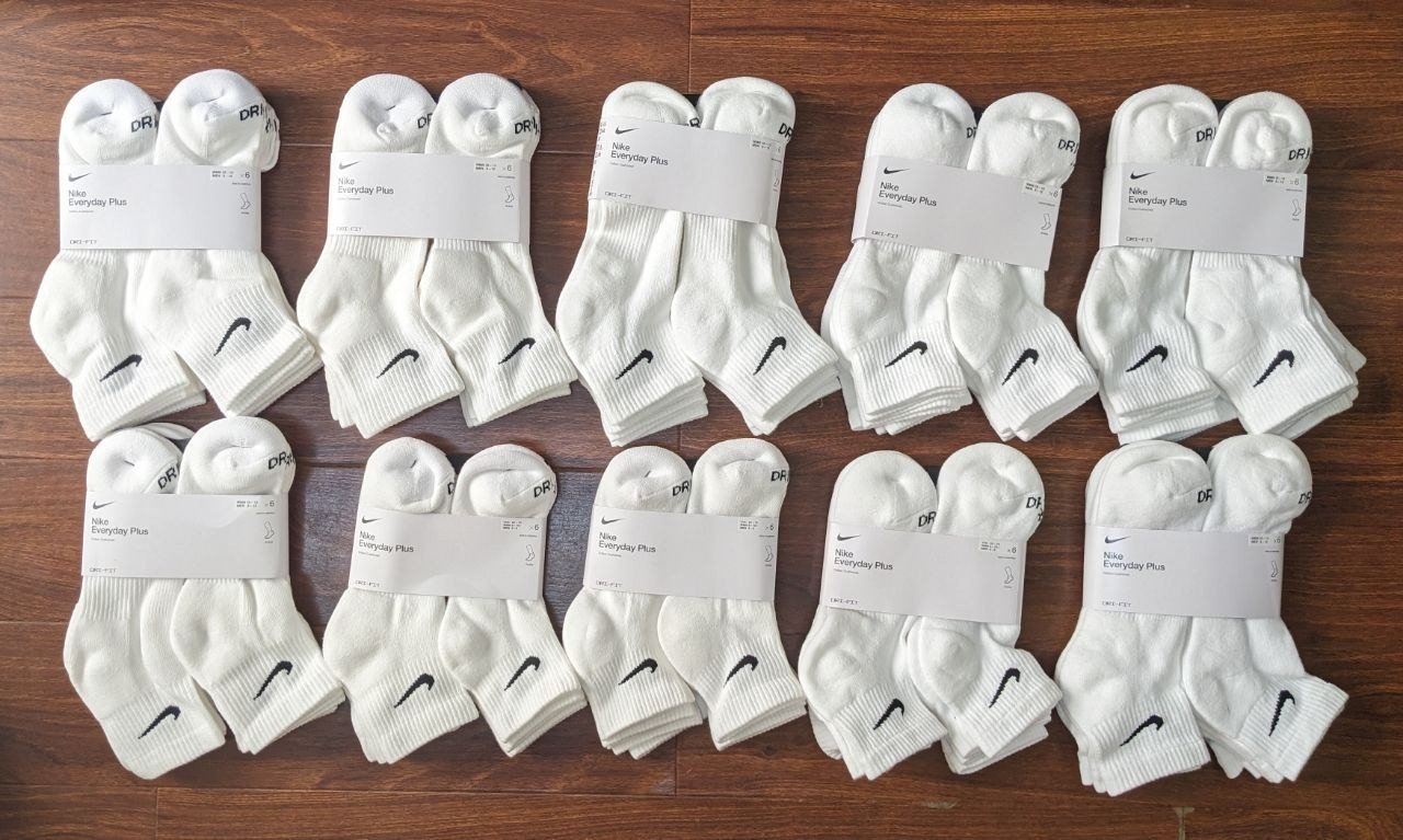 SET 6 Vớ Thể Thao Nike Evry Dri-Fit Nhập US