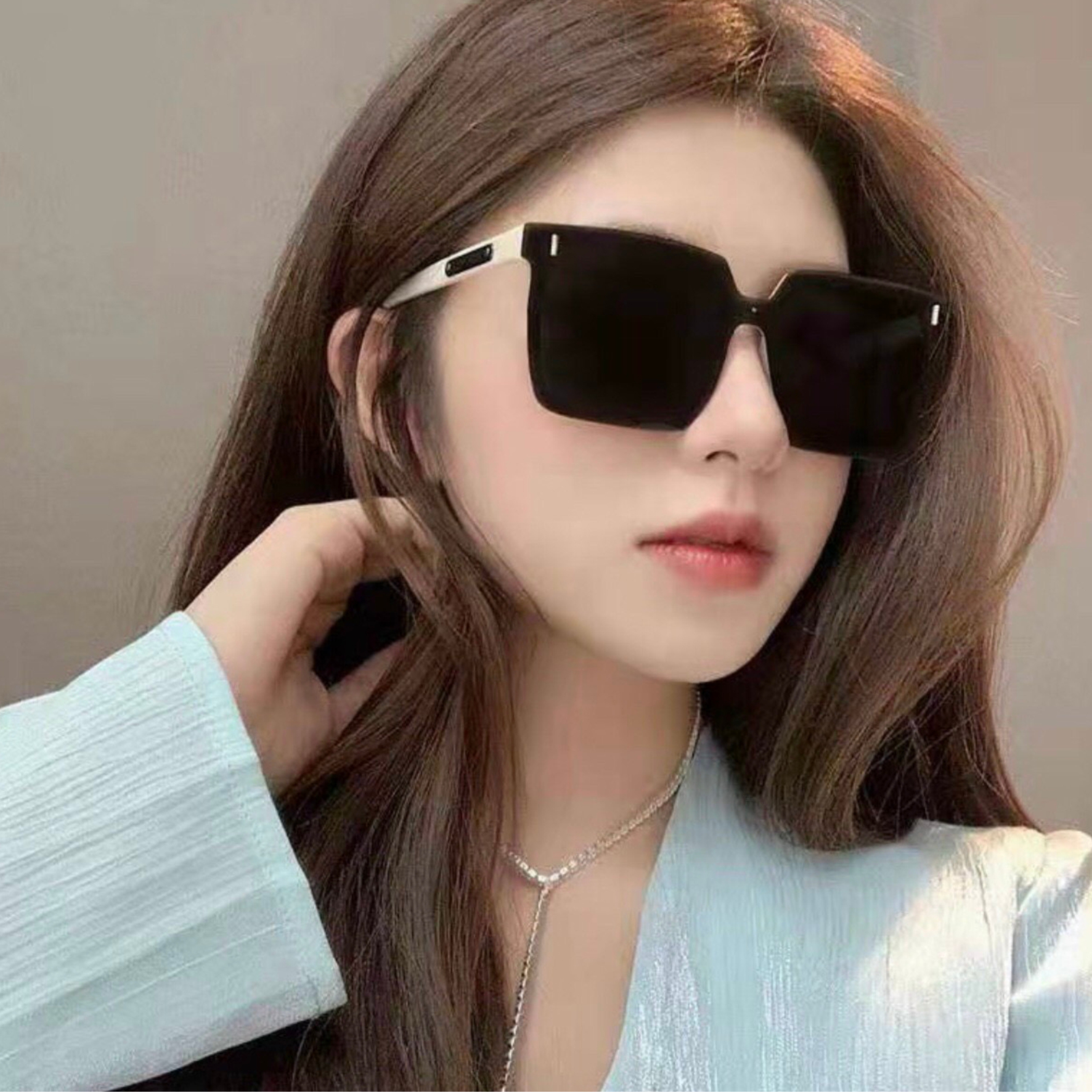 Kính mát râm mắt vuông thời trang cao cấp nam nữ