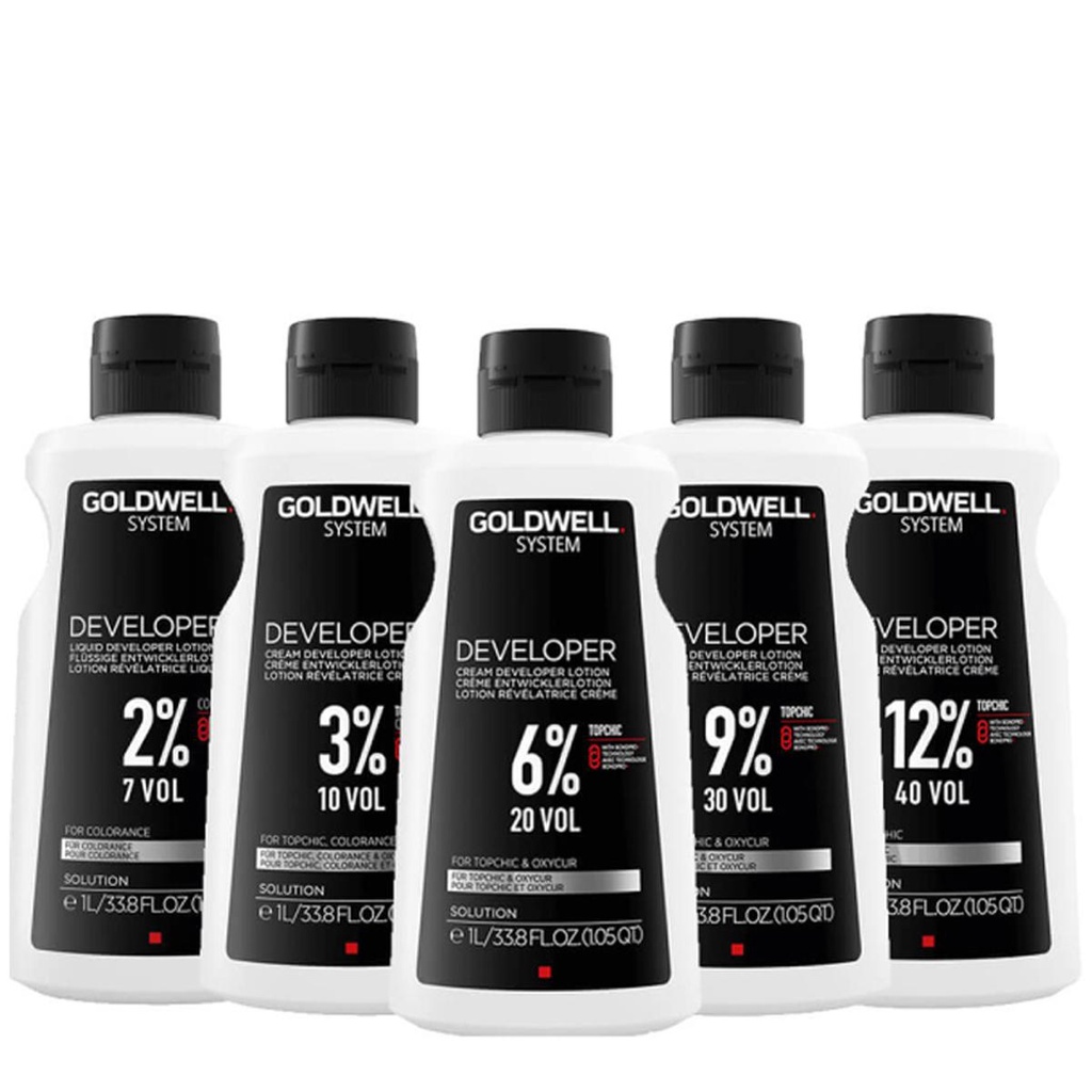 DUNG MÔI PHA MÀU NHUỘM TOPCHIC OXY GOLDWELL 1000ML