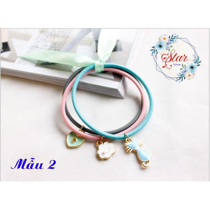 Dây buộc tóc kiểu dáng dễ thương phong cách Hàn Quốc cho nữ C01