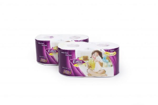 Giấy vệ sinh cao cấp E’mos Premium 2 lớp