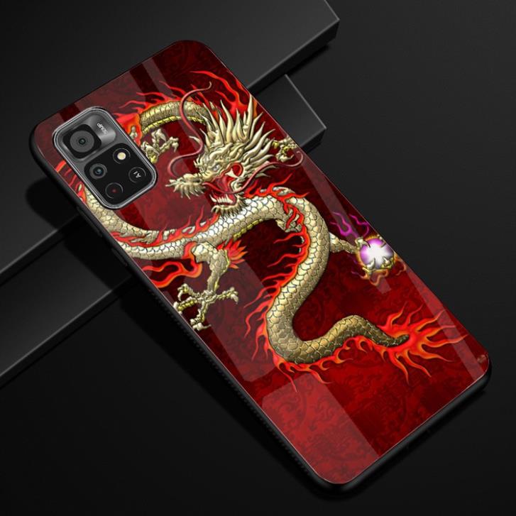 Ốp hình mặt lưng ép kính dẻo cho Xiaomi Redmi Note 11 / Note 11S 4G/ Note 11 pro 5G  chống bể, bóng bẩy, sắc nét