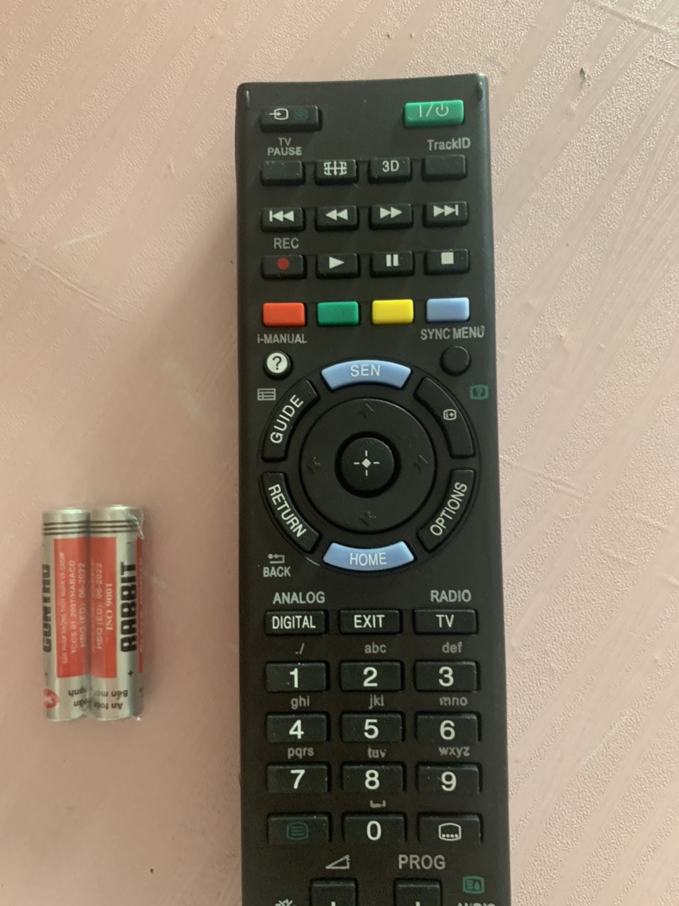 REMOTE ĐIỀU KHIỂN TIVI SONY SMART RM-L1165