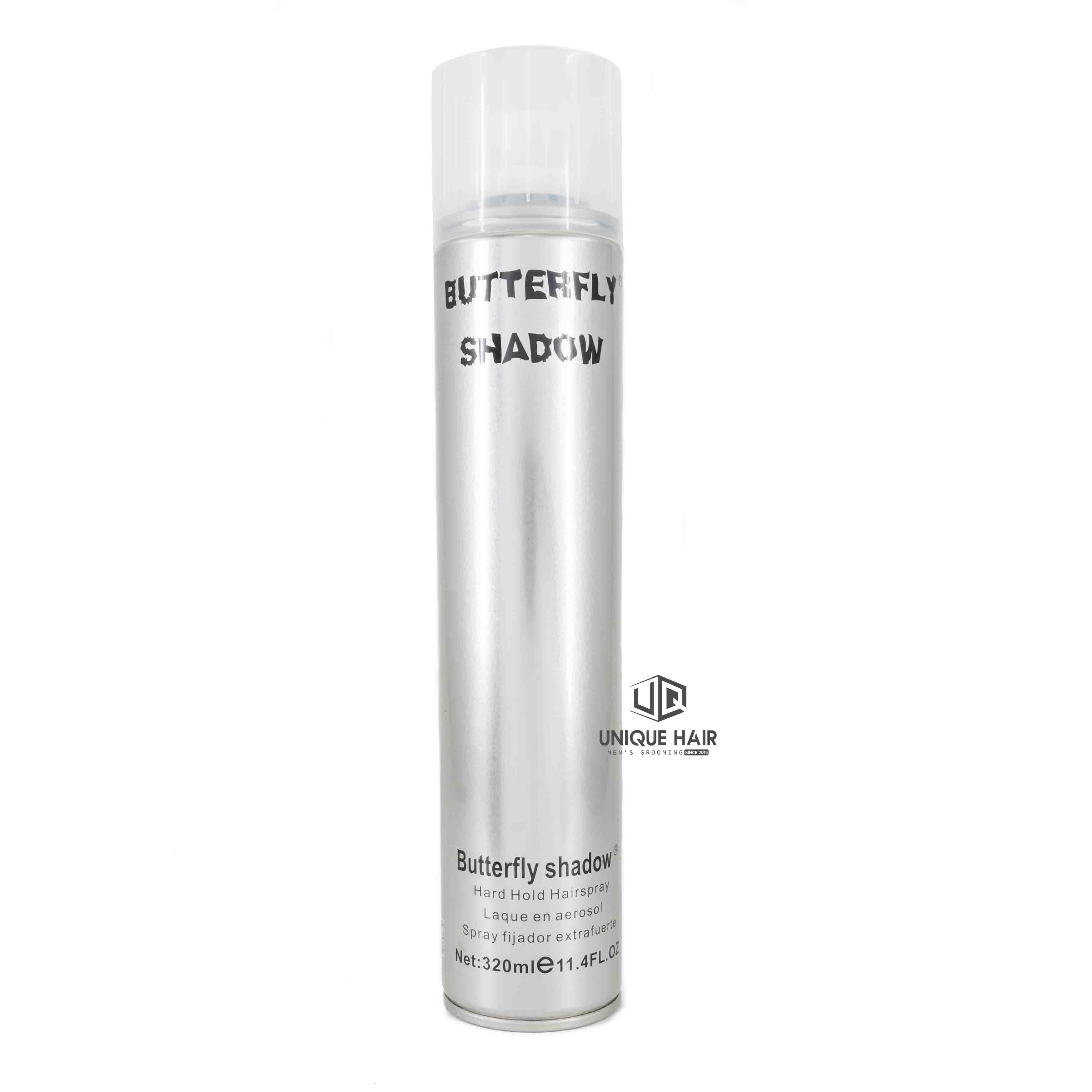 Gôm xịt tóc Butterfly 320ml | Nhập khẩu chính hãng ( Tặng lược Chaobao )