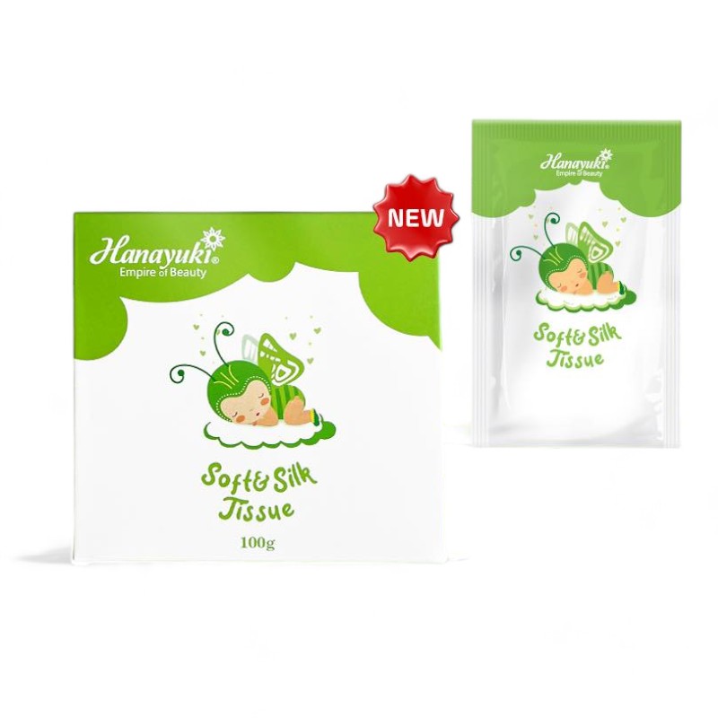 Khăn Giấy Ướt Dung Dịch Vệ Sinh Soft & Silk Tissue Hanayuki