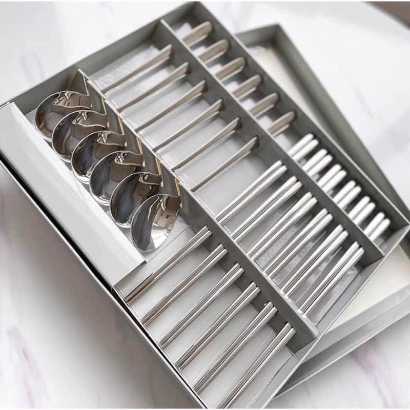 Hộp SET 12 ĐŨA THÌA INOX ĐỨC CỰC SỊN Mới 2022