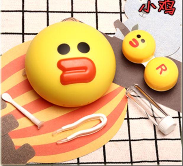 Lines Contact Lens Case Has : Lens Case Kit Contain 1 X Contact Lens Case 1 X Container For Solution 1 X Tweezer 1 X Suction Pad