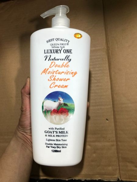 [HCM]Sữa tắm dê luxury nguyên chất Cty Chính Hãng 1200ml