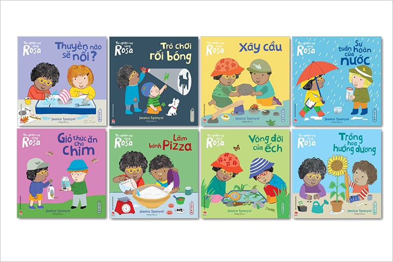 Kim Đồng - Combo Thí nghiệm vui cùng Rosa (8 quyển)