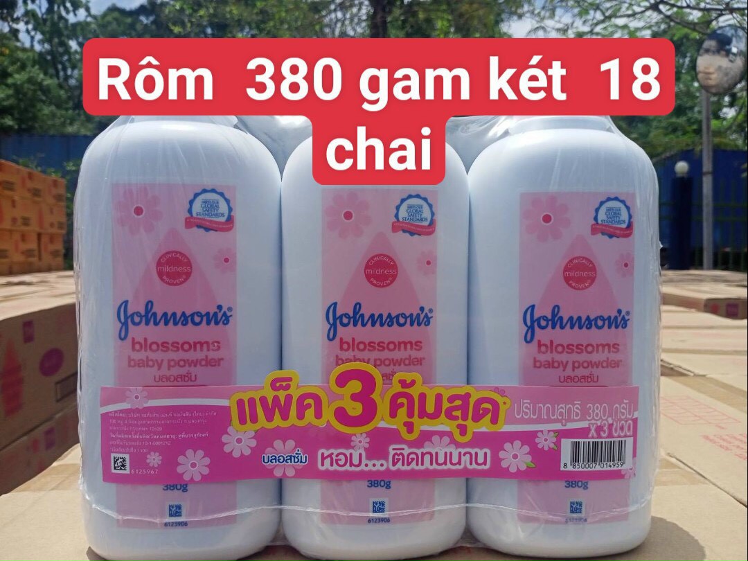Phấn rôm JOHNSON'S Baby Powder Thái Lan 65/100/380g