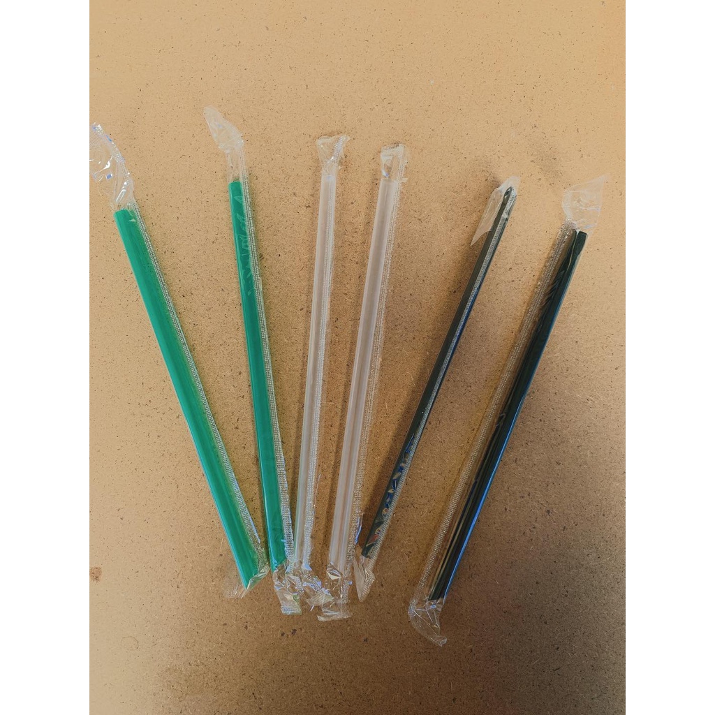 500gram Ống Hút Nhựa Trong Suốt Phi 8