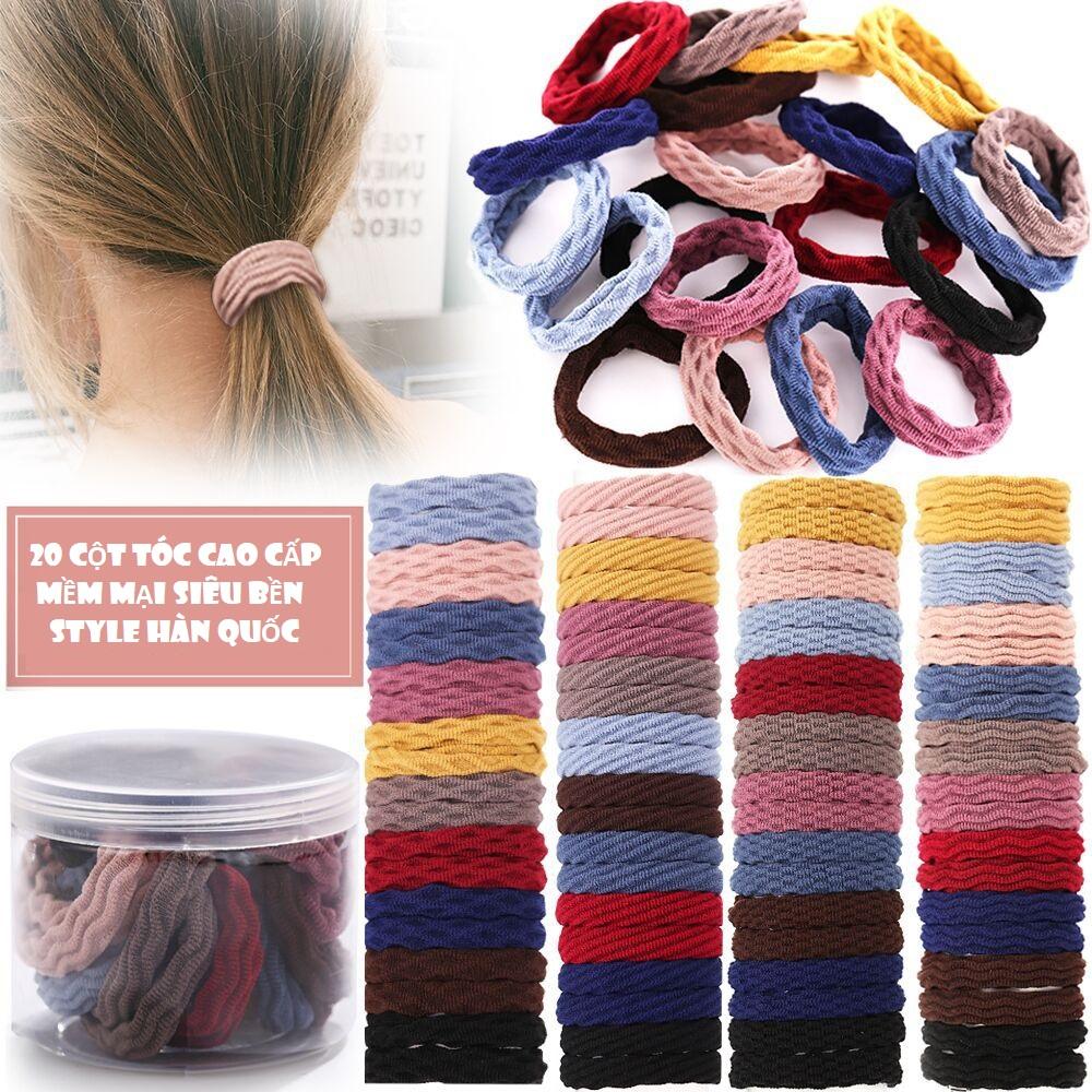 [HCM]Combo 20  Dây Cột Tóc Thời Trang Hàn Quốc Cao Cấp