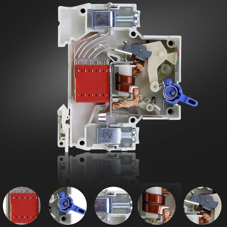 Aptomat chống giật DZ-4763 2 pha BẢO HÀNH 12 THÁNG