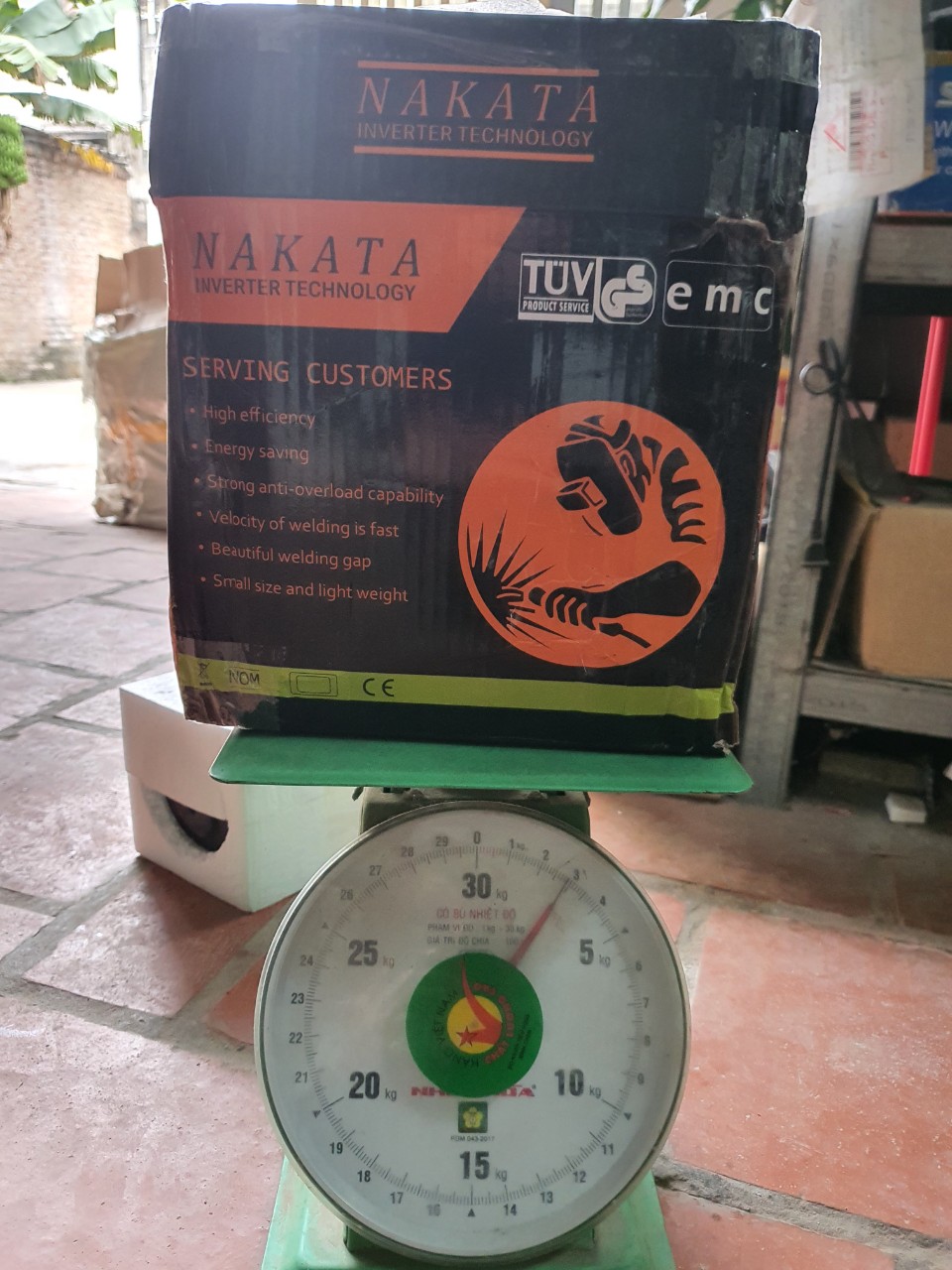 Máy hàn điện tử, hàn que mini TANAKA, dùng được que 1.6-3.2