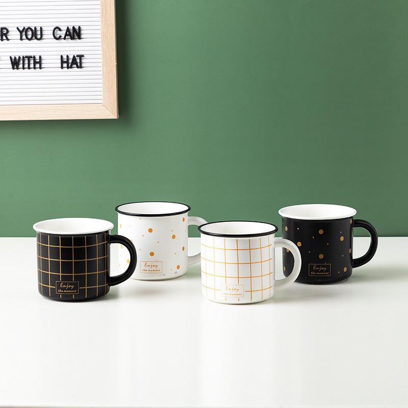 Ly sứ cafe uống nước 400ml cao cấp