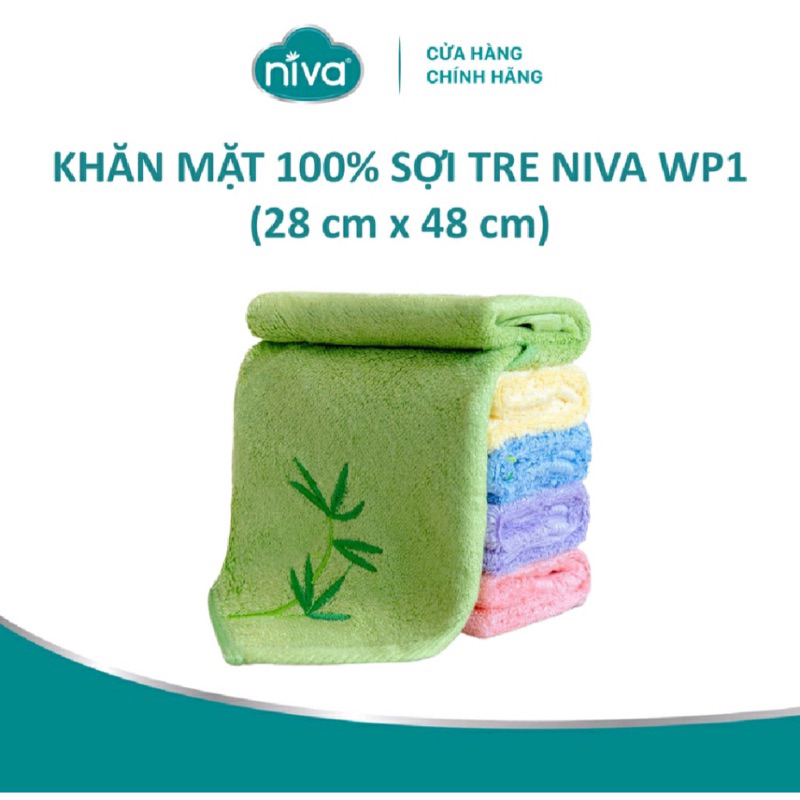 Khăn mặt sợi tre cao cấp WP1 Niva