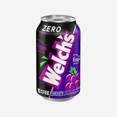 Nước Soda có gas Welchs Hàn Quốc lon 355ml