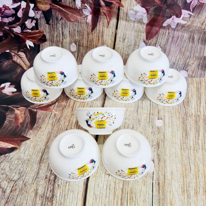 [HCM]bộ chén sứ ăn cơm - bộ chén sứ