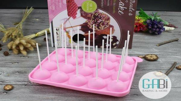 Khuôn cake pop silicon 20 viên tròn