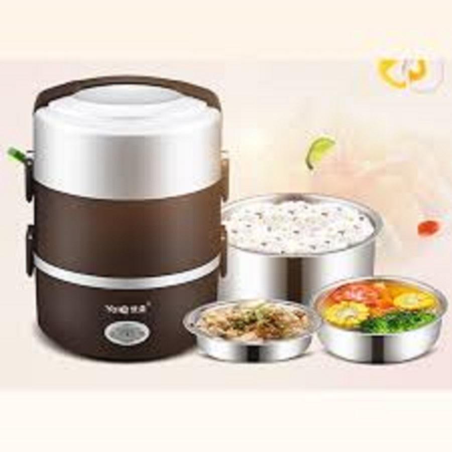 HỘP CƠM CẮM ĐIỆN 3 TẦNG INOC