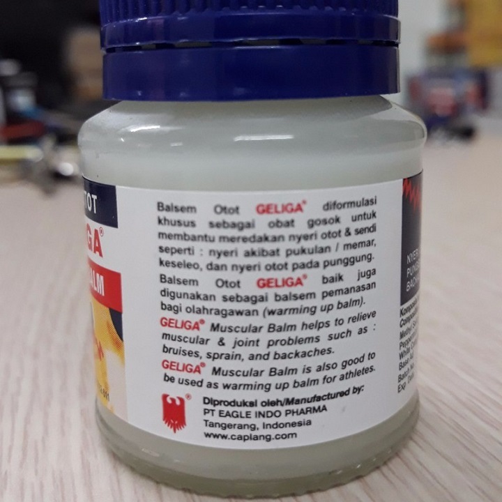 [HCM]DẦU CÙ LÀ LỬA GELIGA 40G INDONESIA