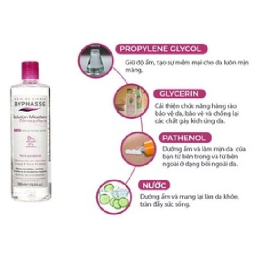 Nước Tẩy Trang Byphasse Solution Micellaire Face 500ml