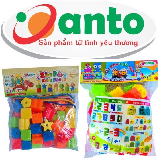 Đồ Chơi Xâu Dây Kết Hợp Cho Bé Học Nhận Biết Về Chữ Cái Hình Khối Và Màu Sắc, Đồ Chơi Giáo Dục Trẻ Em