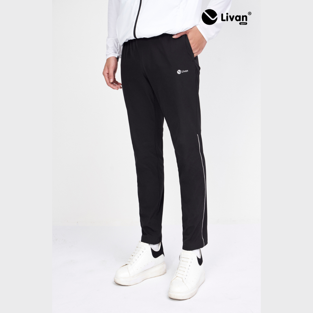 Quần Gió Nam LIVAN SPORT Phối Viền Cao Cấp 024