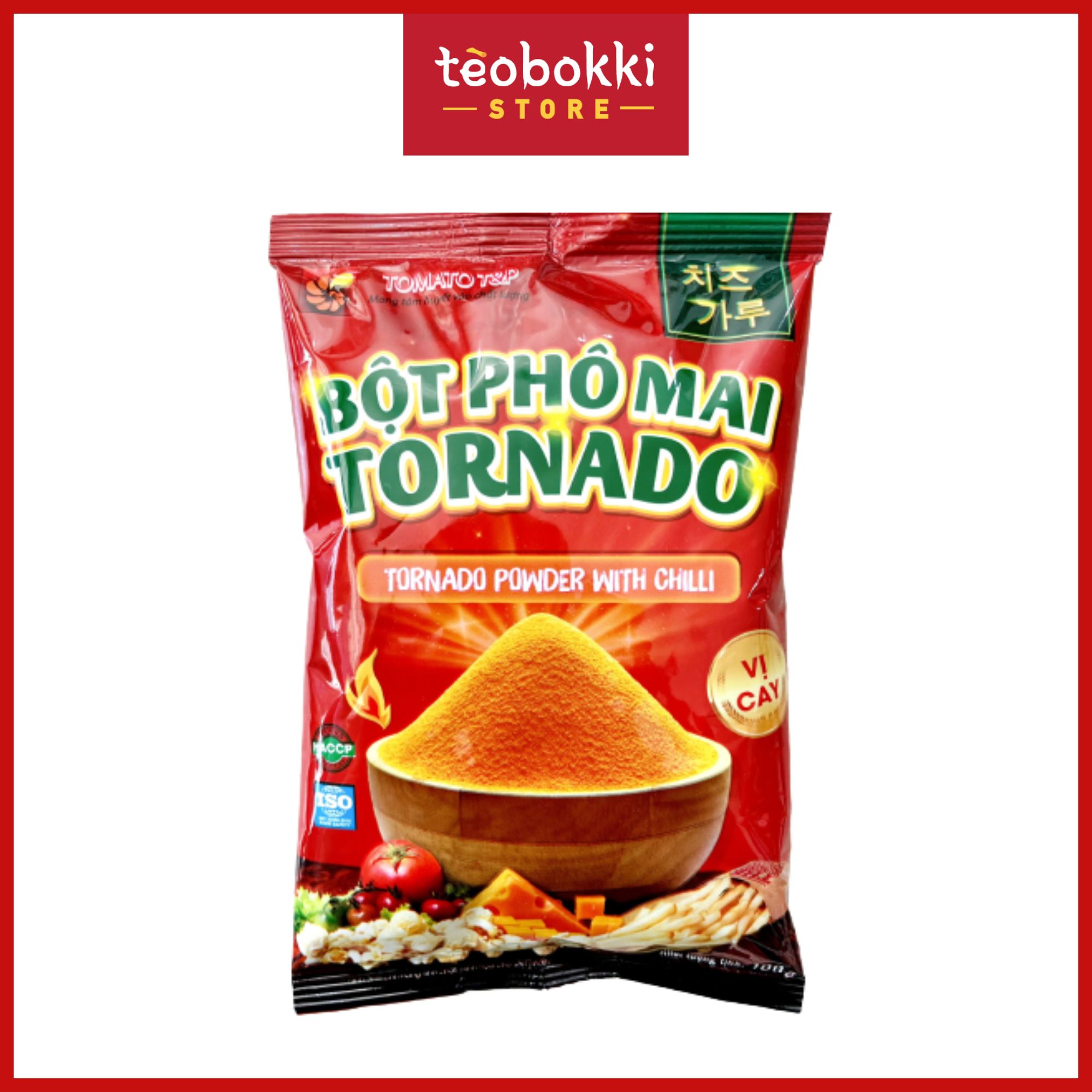 Bột phô mai vị cay Tornado 100g