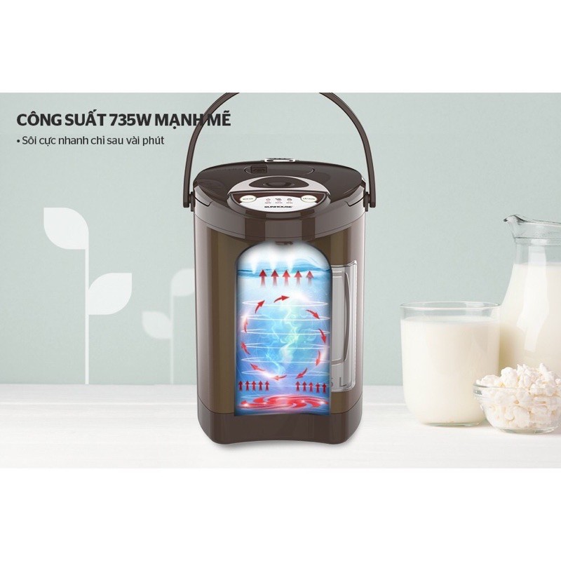 Bình Thuỷ Điện Sunhouse Shd1535 3.5 Lít
