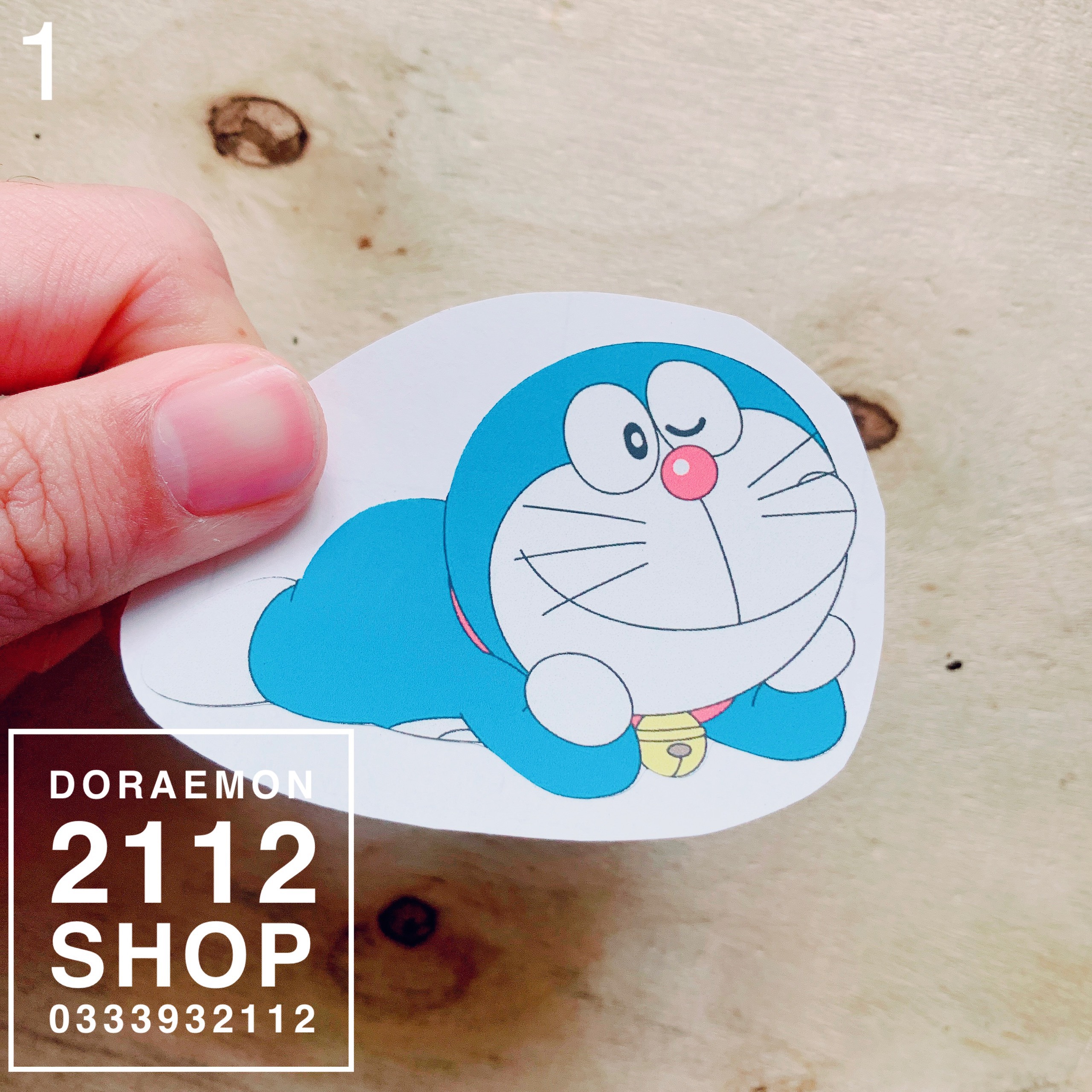Sticker dán áo - Hình dán ủi áo Doraemon - Tem ủi áo Doraemon (nhiều mẫu)