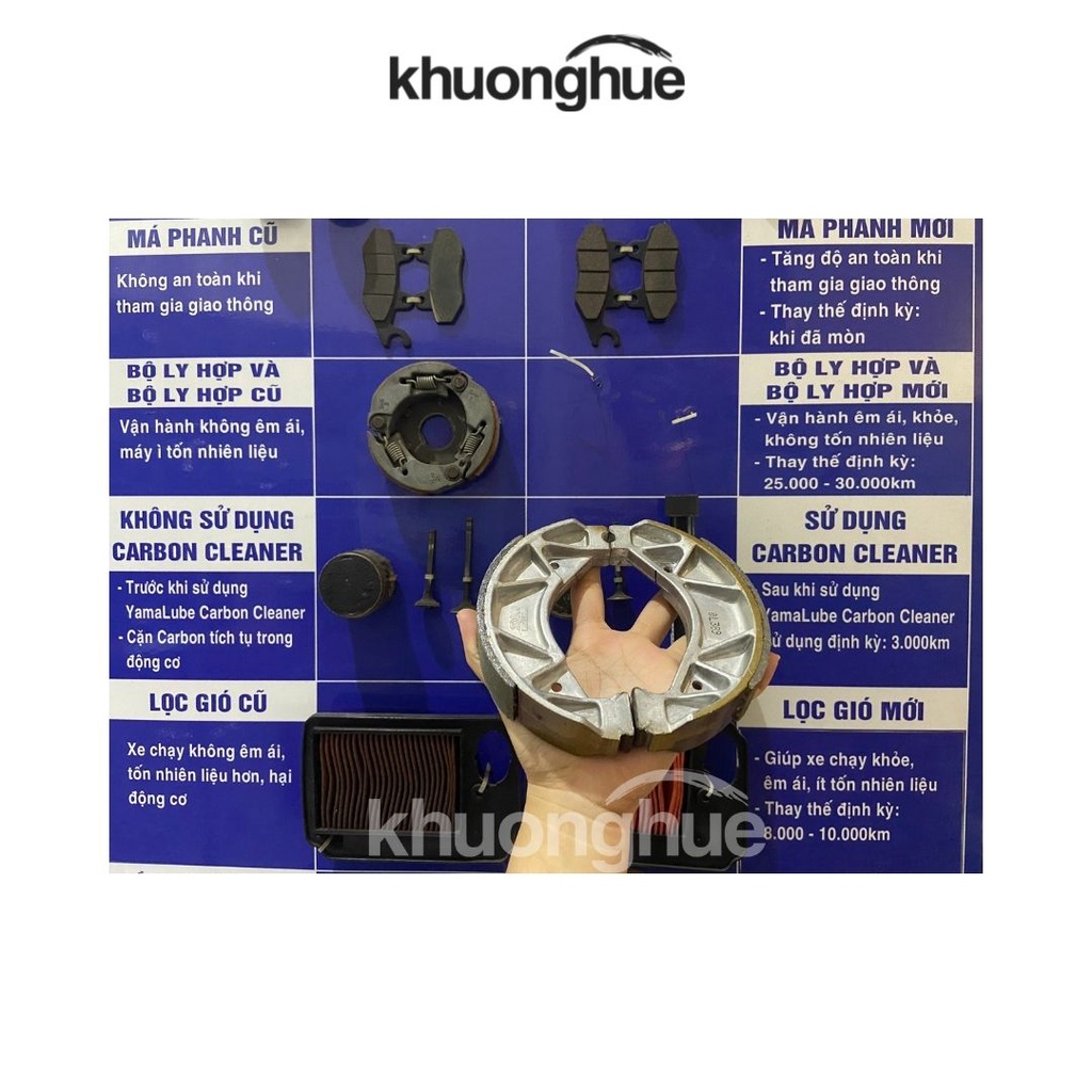 Má Phanh Đùm Sau (Bố Thắng) Xe Shark Chính Hãng SYM