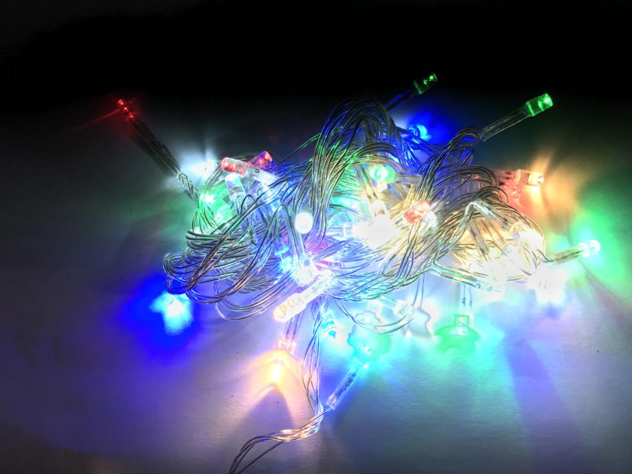 Dây đèn LED chớp (nháy) 5m trang trí tết, noel đủ màu