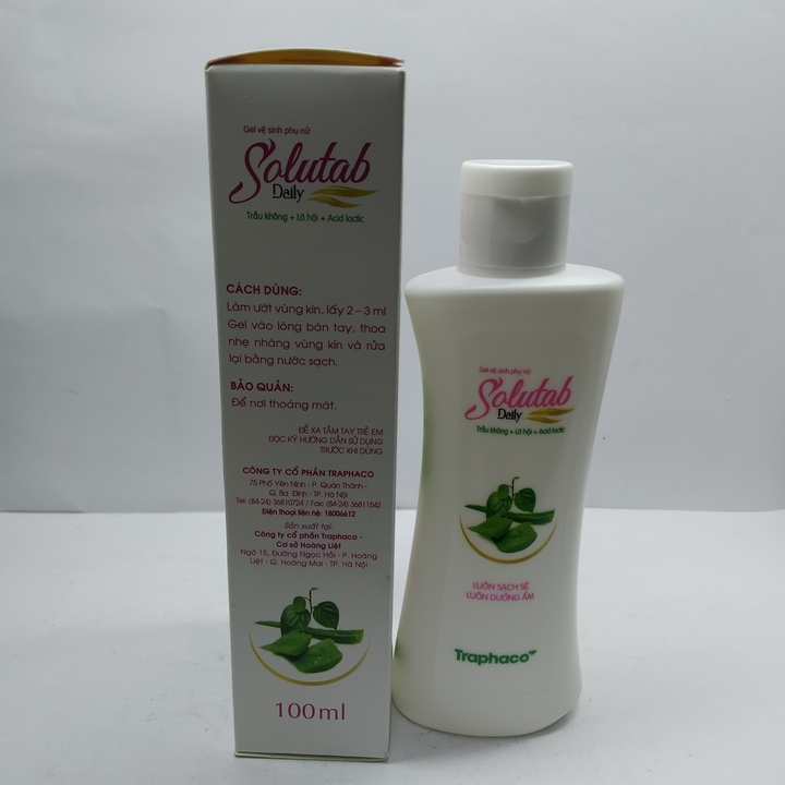 Dung dịch vệ sinh phụ nữ Solutab - Lọ 100ml