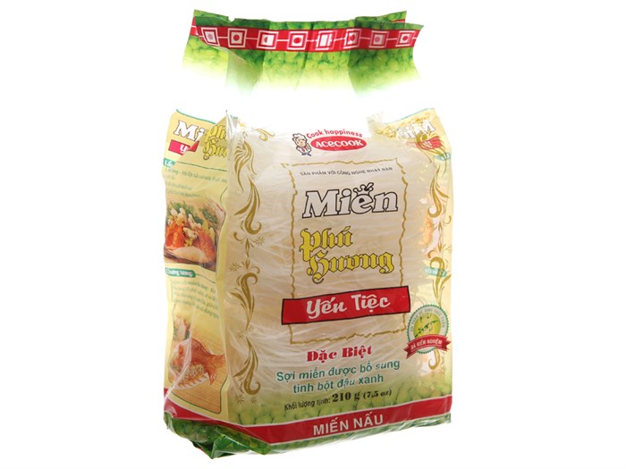 Miến nấu Phú Hương gói 210g ( đậu xanh)