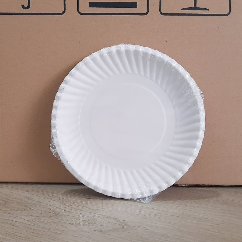 [HCM]Dĩa Giấy Trắng 16cm- 50 Cái