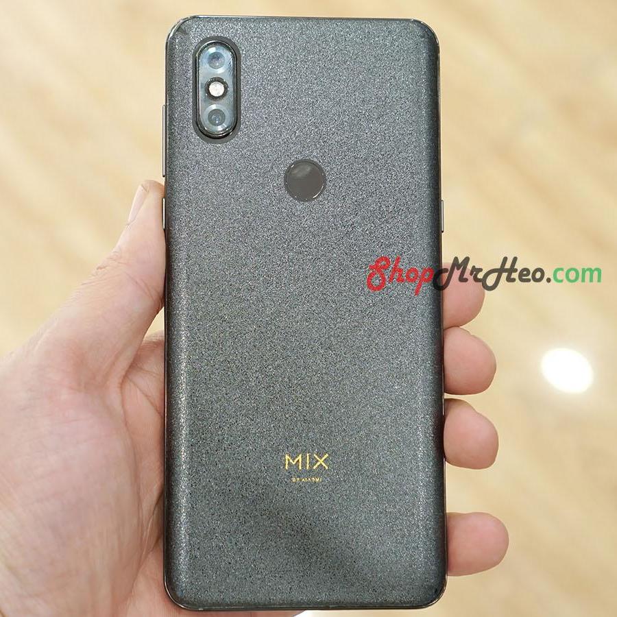 [HCM]Bộ 3 Skin Dán Mặt Lưng Vân 3D Xiaomi Mi Mix 3