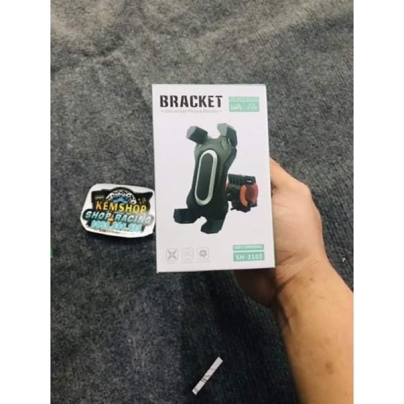 Kẹp Điện Thoại Gắn Xe Máy Chính Hãng BRACKET