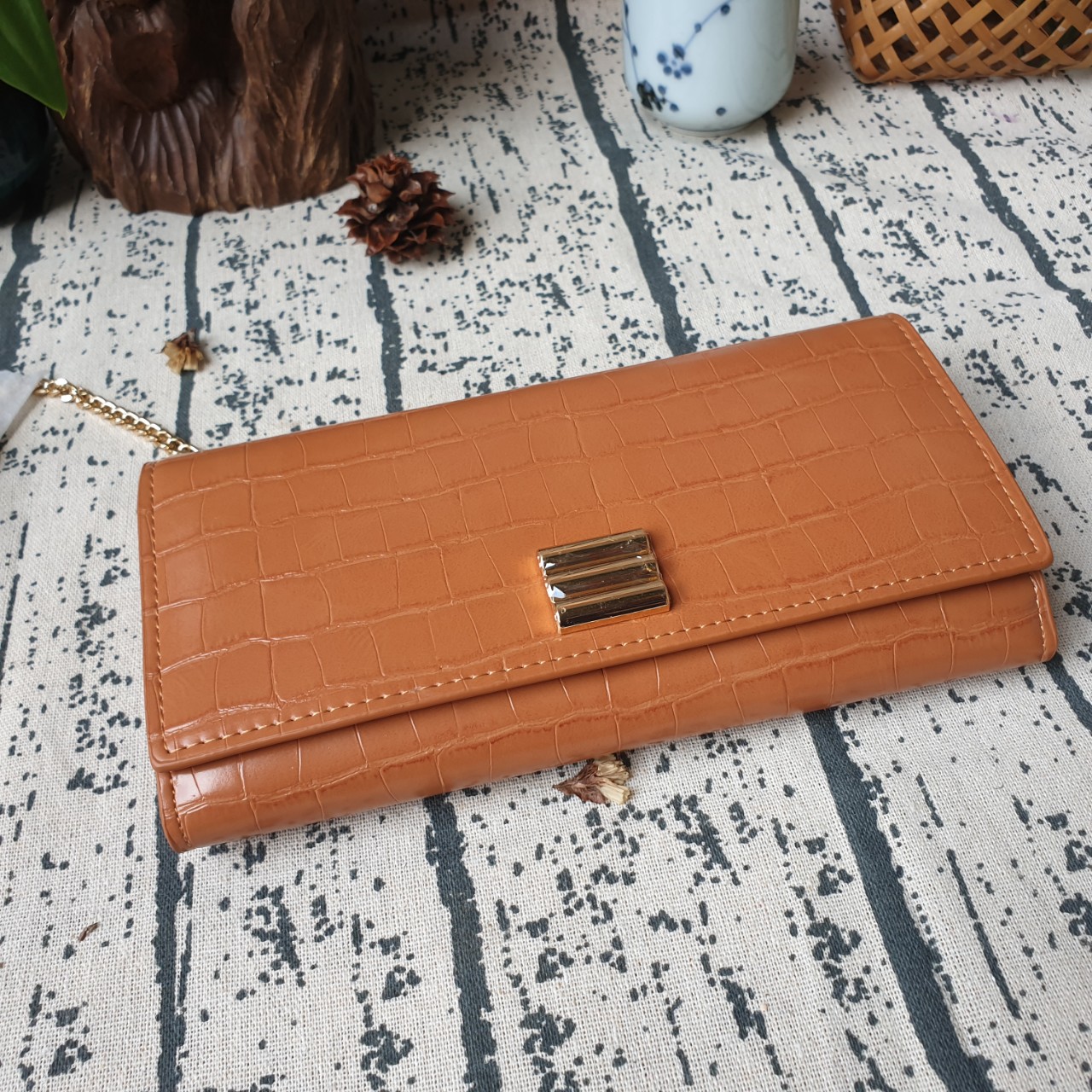 ví dài nữ  PW4-15940079 size 19 cm fullbox