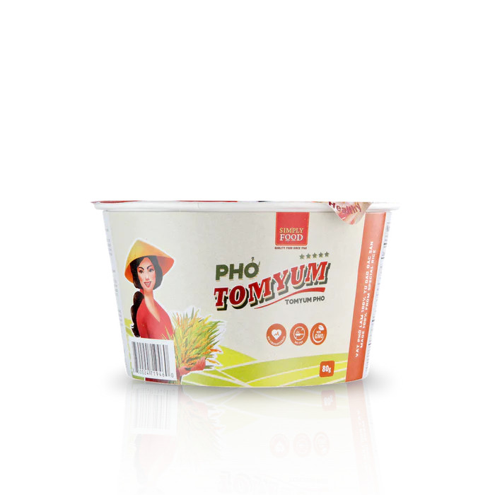 Phở tô vị Tomyum  (9 tô/thùng) - Tomyum Pho (9 bowl per box)