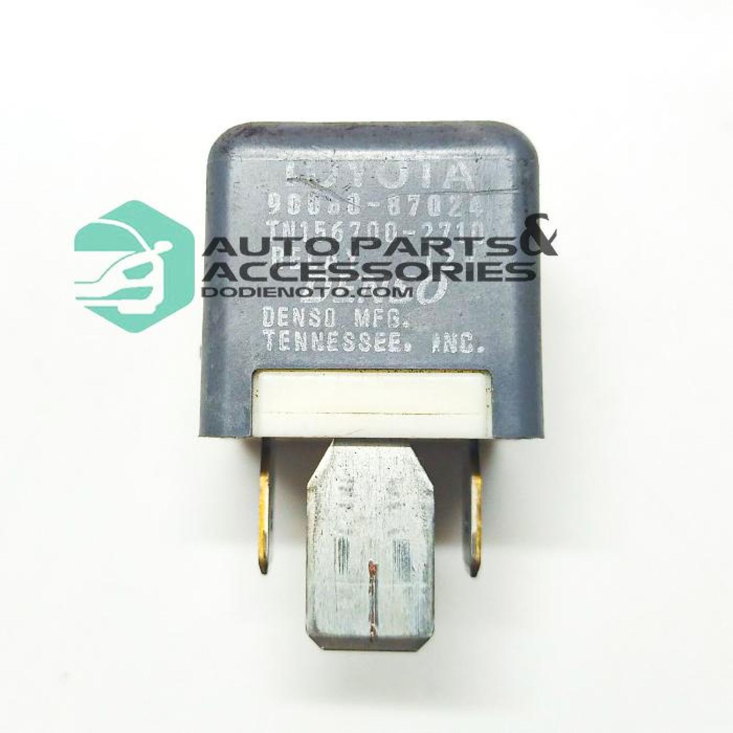 Relay DENSO 4 Chân 12VDC 80A (Hàng bãi) + Kèm giắc điện