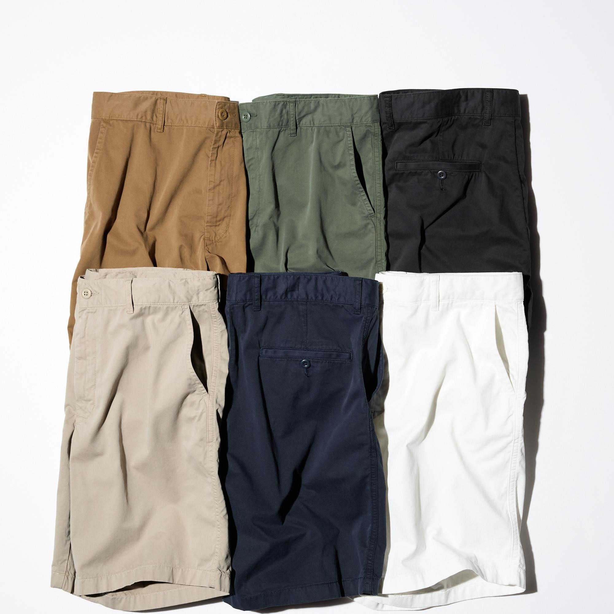 [Auth Uniqlo] Quần Short Chino Chất Cotton Mịn Nam- Tag Nhật