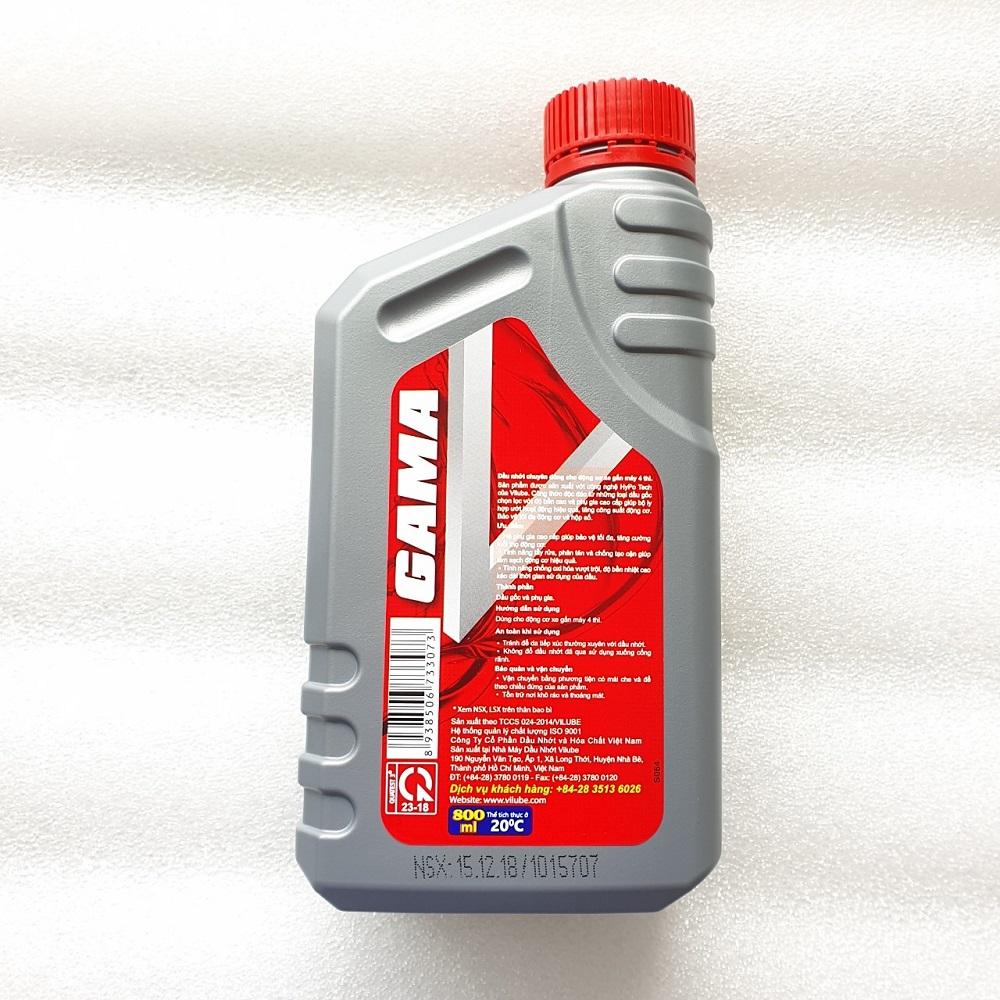 NHỚT XE SỐ GAMA V 20W50 800ML